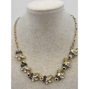 J Crew Clear Crystal Necklace